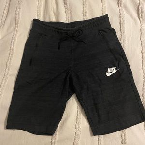 Black Nike sweat shorts